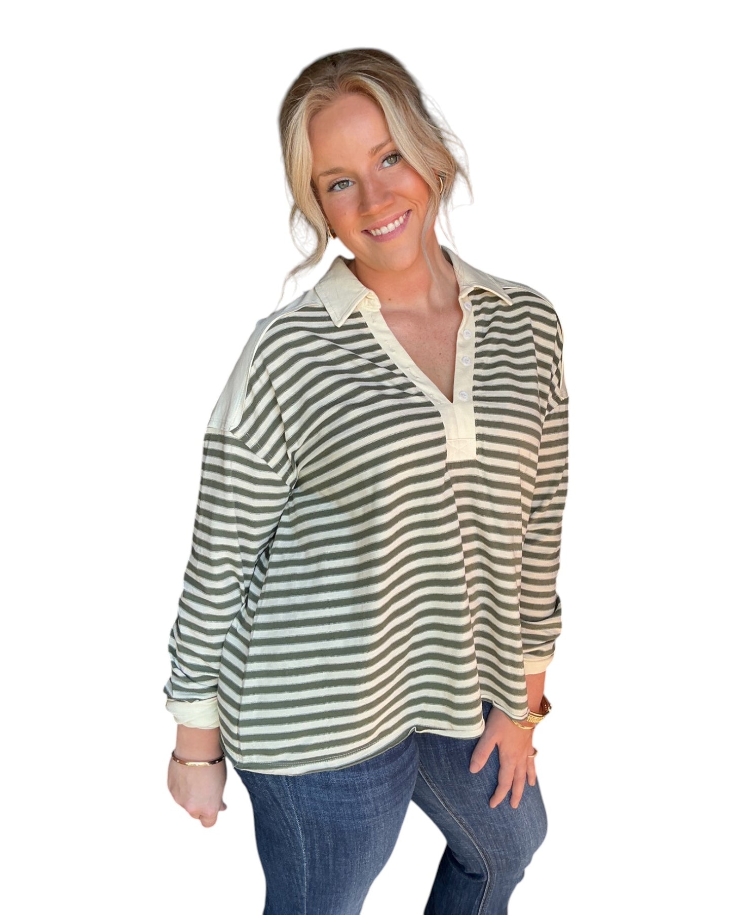 Prep Stripe Pullover