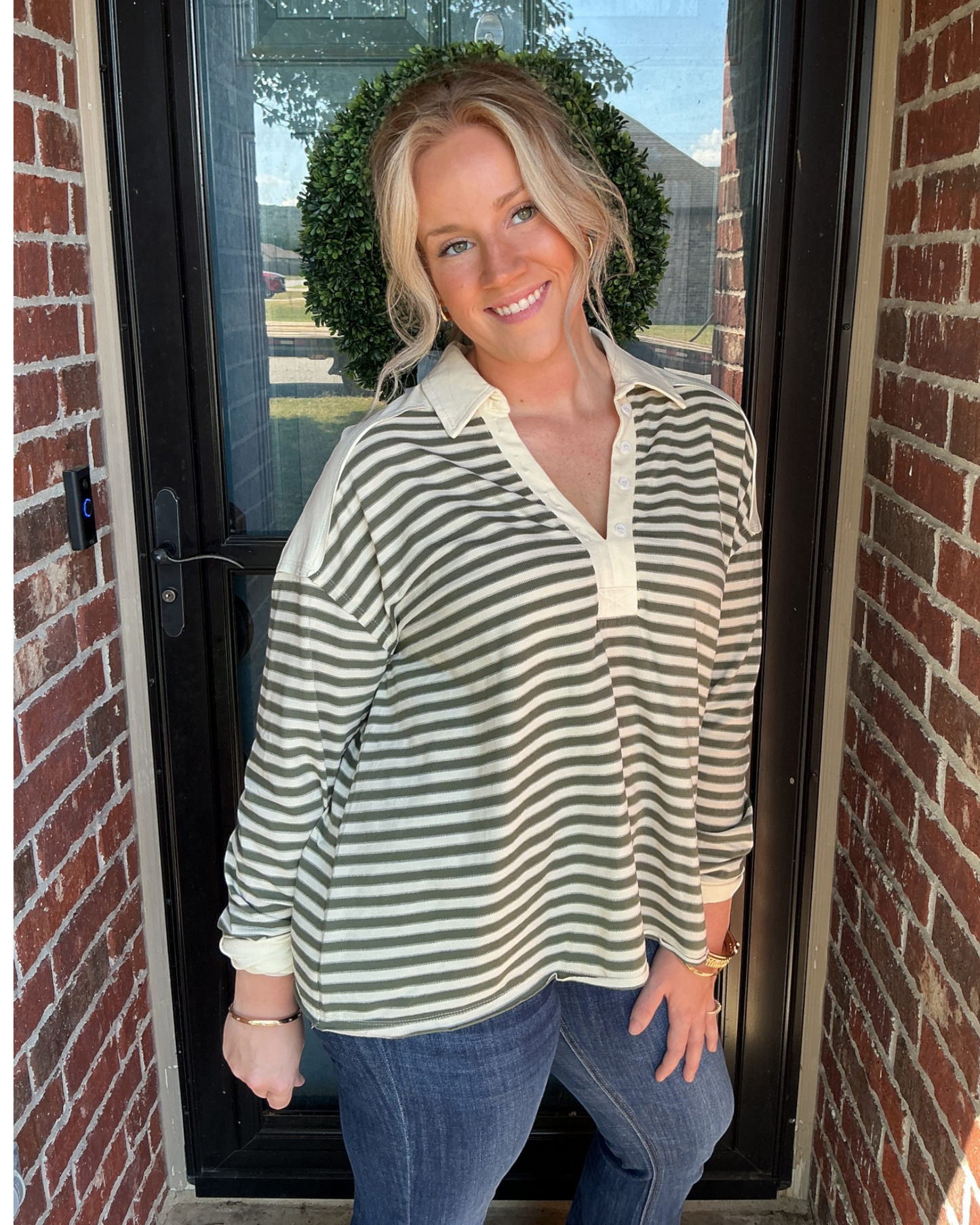 Prep Stripe Pullover