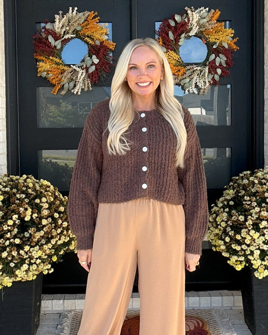 Cloud Nine Cardi - Brown