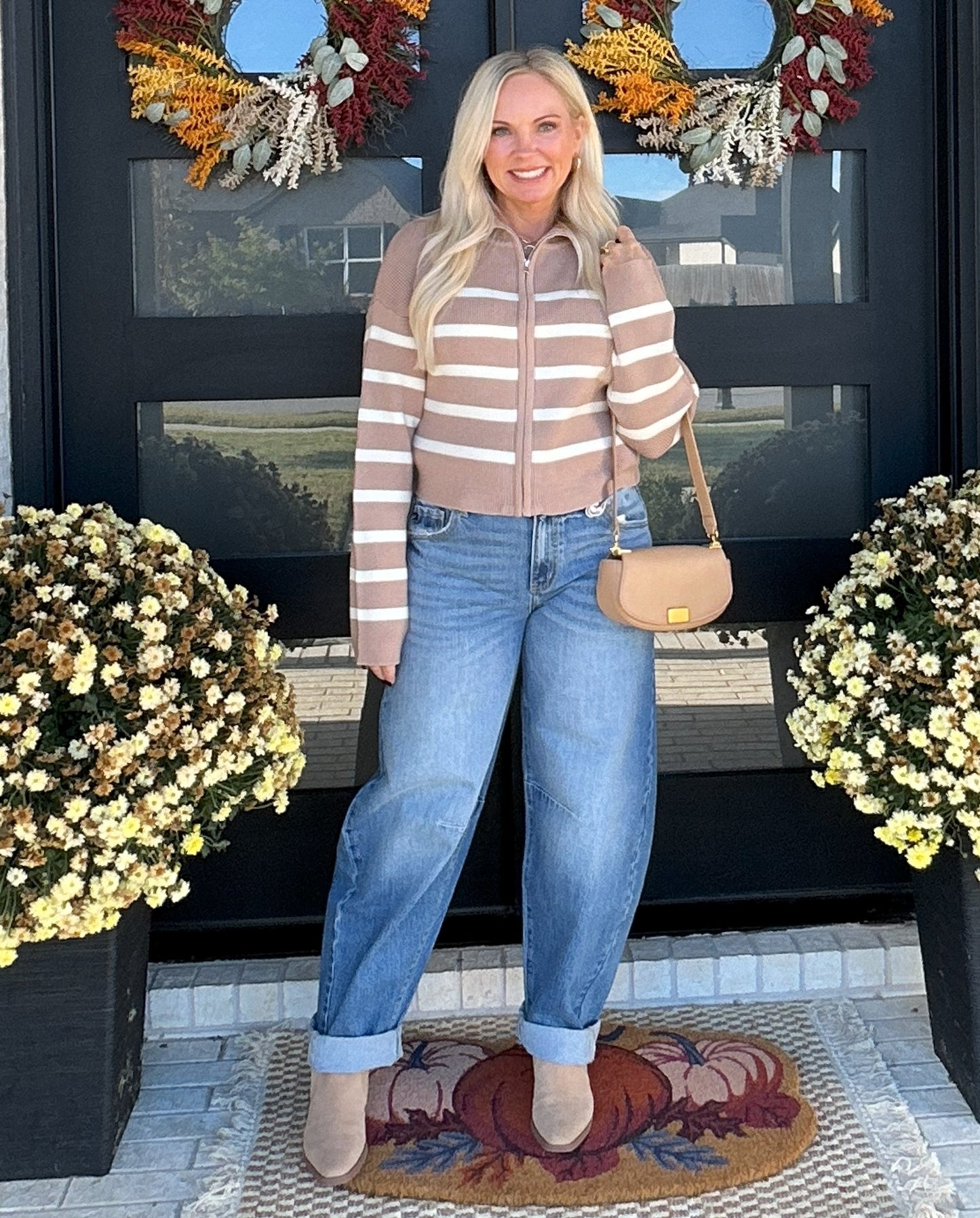 Low Slung Horseshoe Jeans