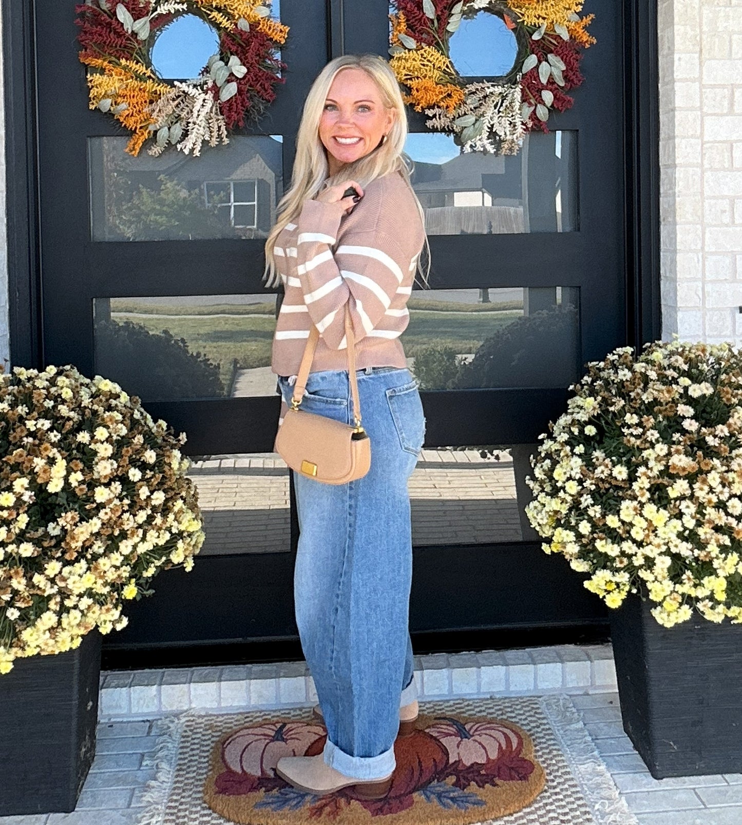 Low Slung Horseshoe Jeans