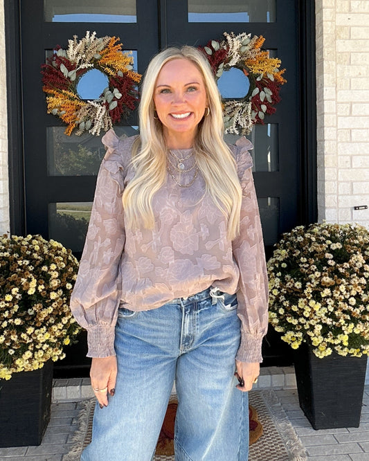 Mocha Mode Blouse
