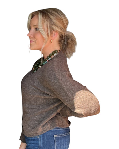 Ellison Cardigan - Chocolate Brown