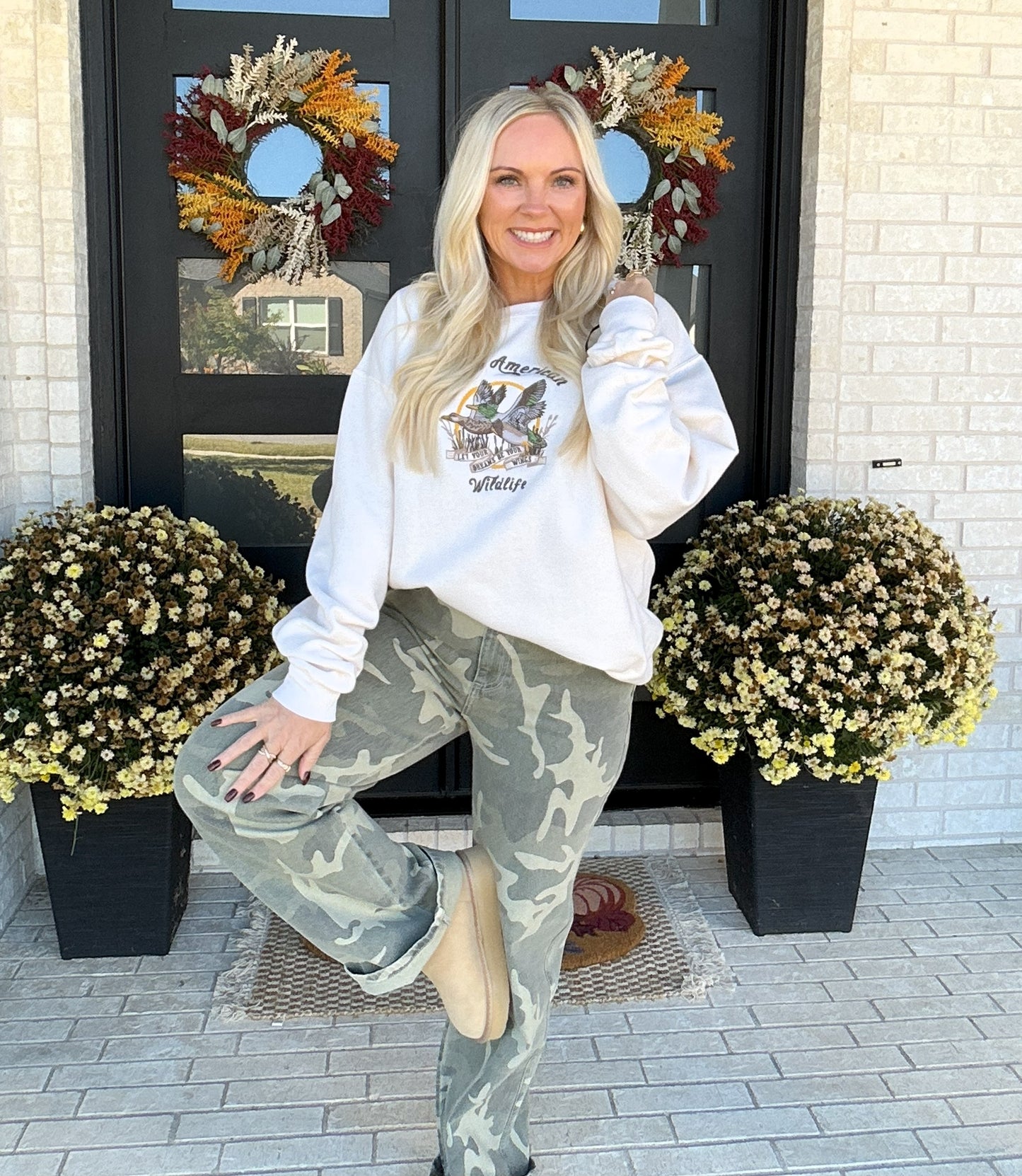 Wild North Embroidered Crew