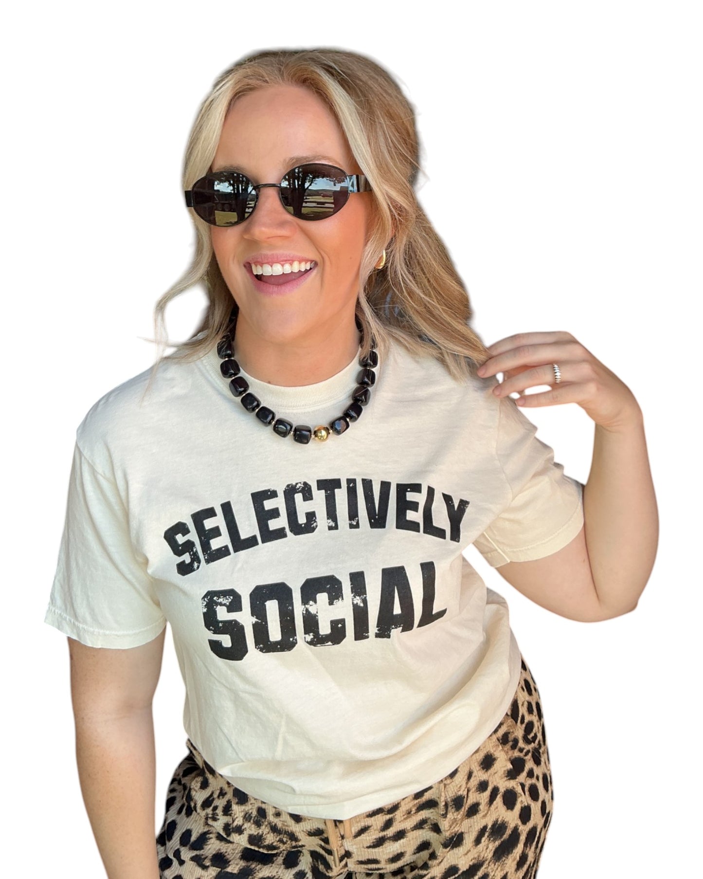 Selectively Social Tee