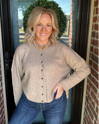 Ellison Cardigan - Mocha