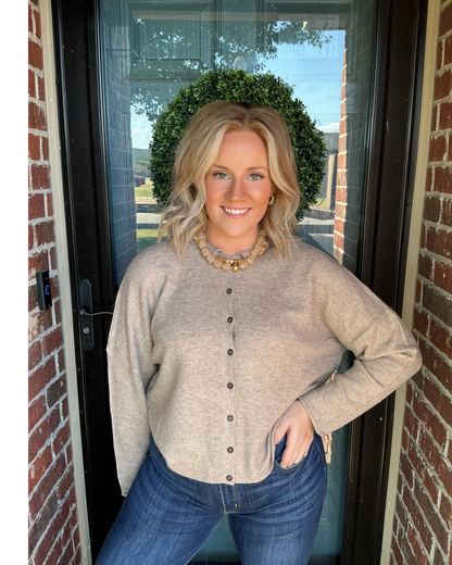 Ellison Cardigan - Mocha