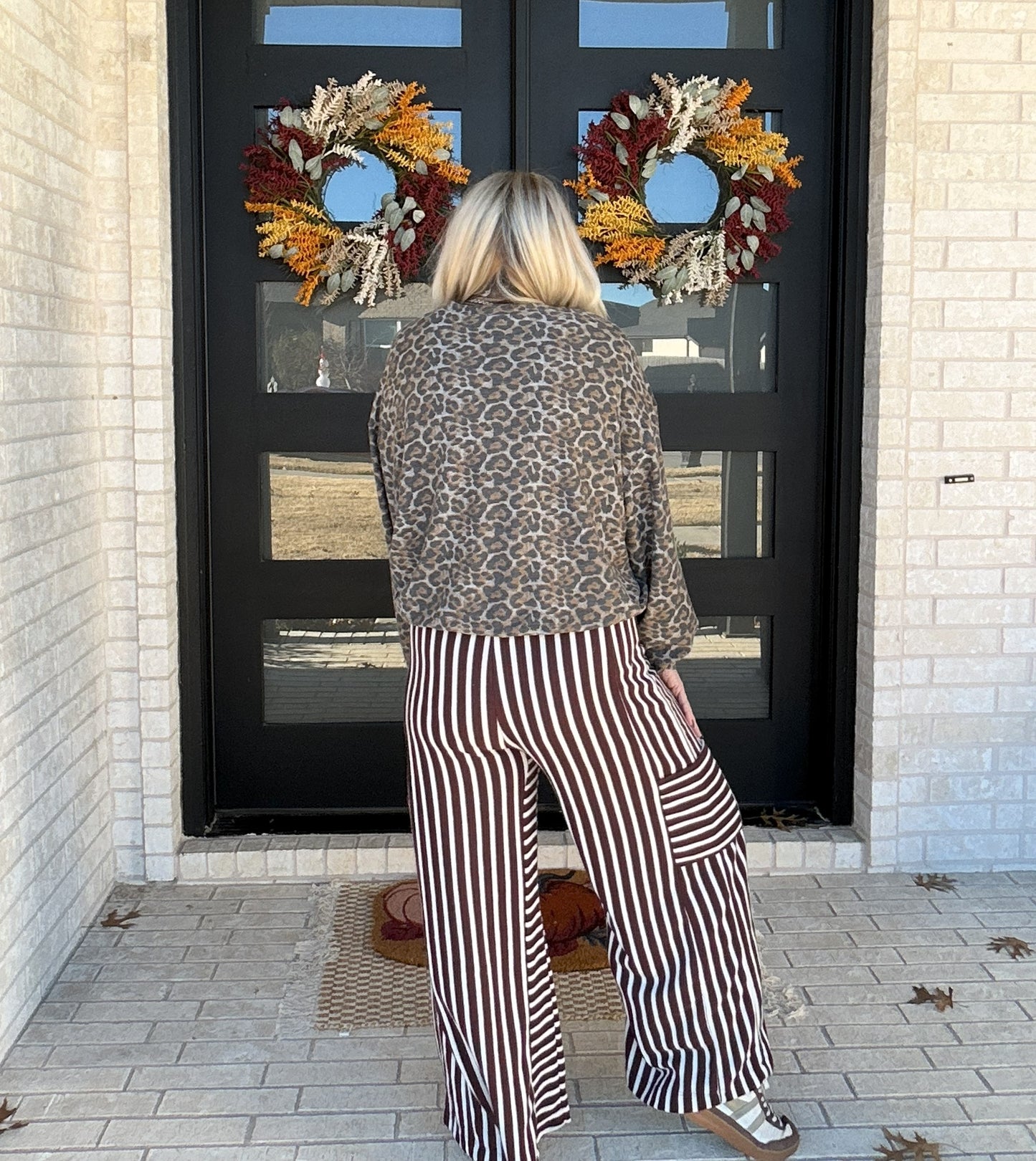 Howdy Leopard Pullover