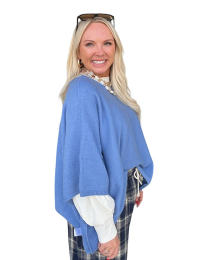 Free & Easy Knit Top - Blue