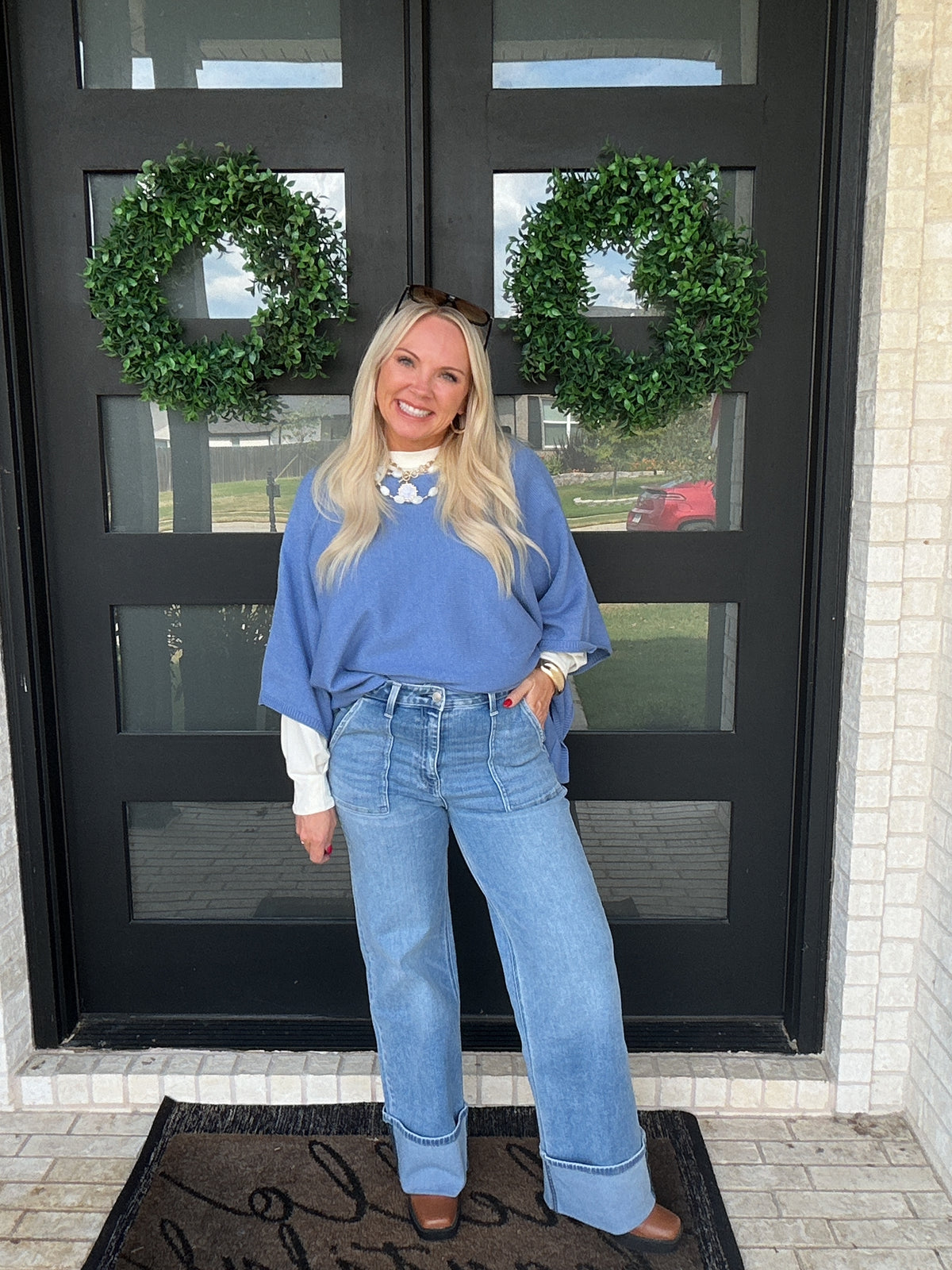 Hadley Super High Rise Wide Leg Jeans