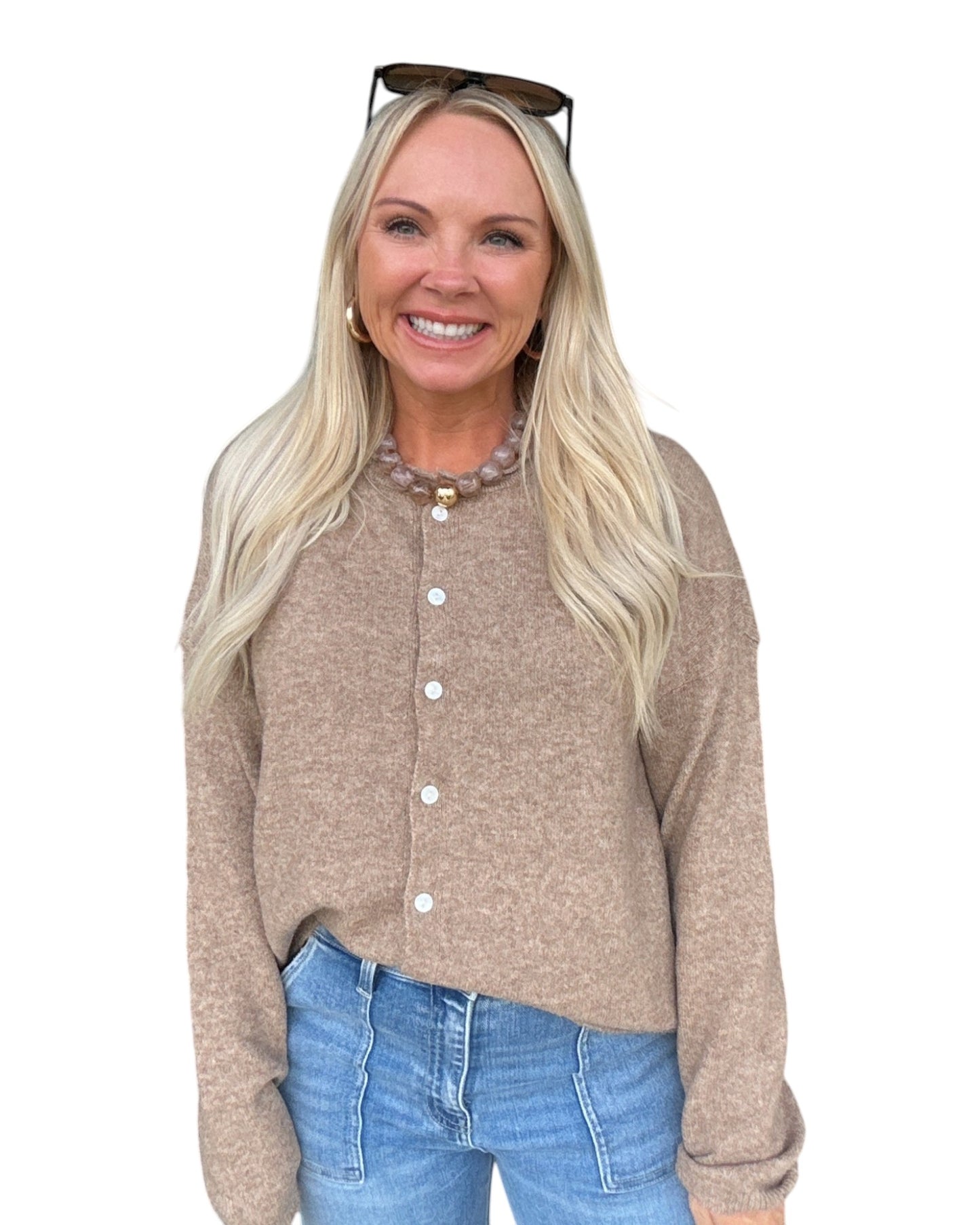 Monroe Cardigan - Mocha