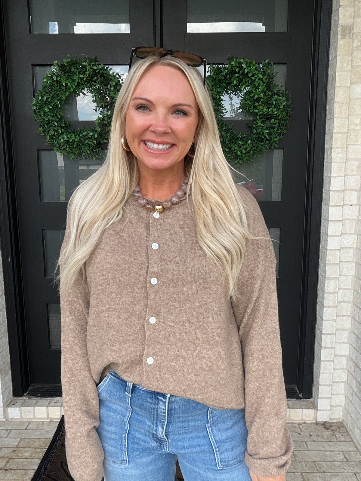 Monroe Cardigan - Mocha
