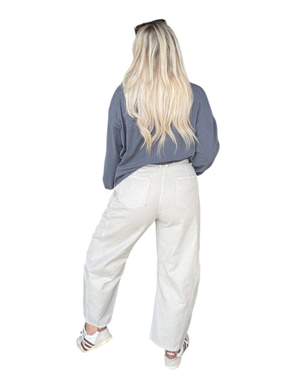 Off the Curve Barrel Jeans