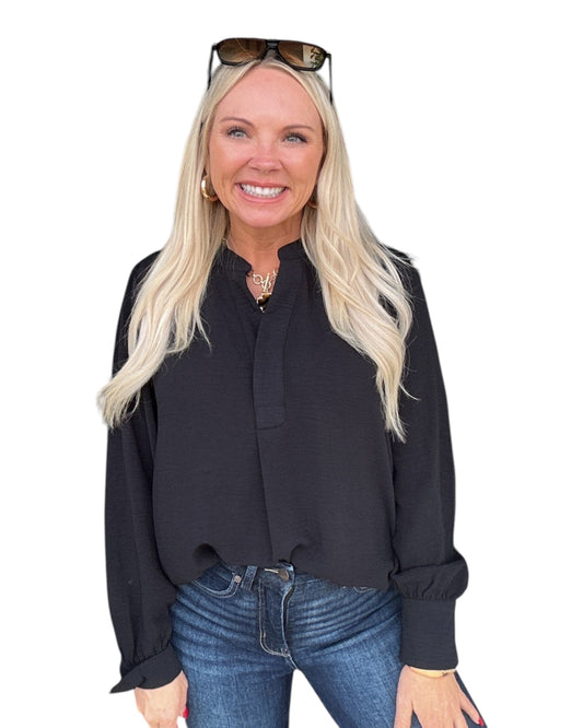 Noted Blouse - Black
