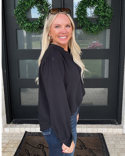Noted Blouse - Black