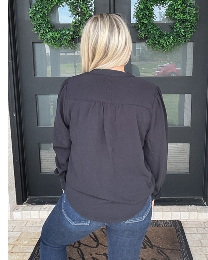 Noted Blouse - Black