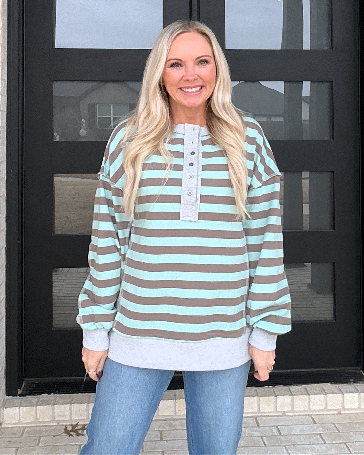 The Mint + Mocha Henley