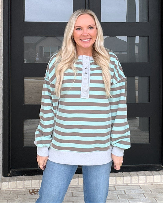 The Mint + Mocha Henley