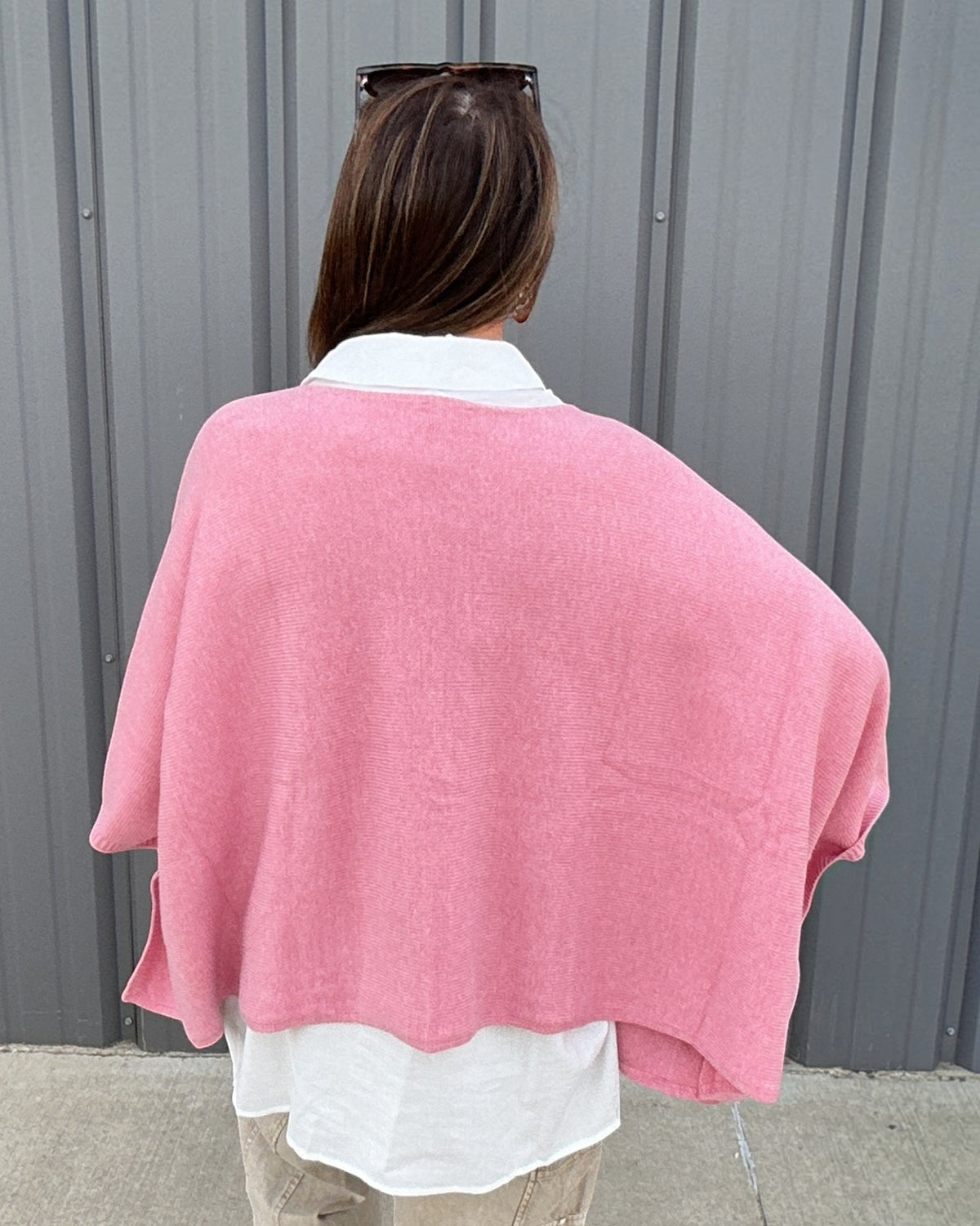 Free & Easy Knit Top - Rose