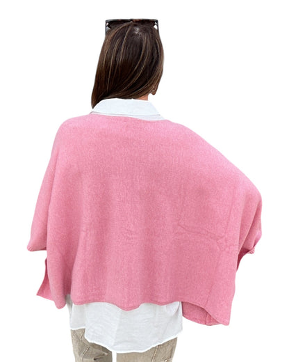 Free & Easy Knit Top - Rose