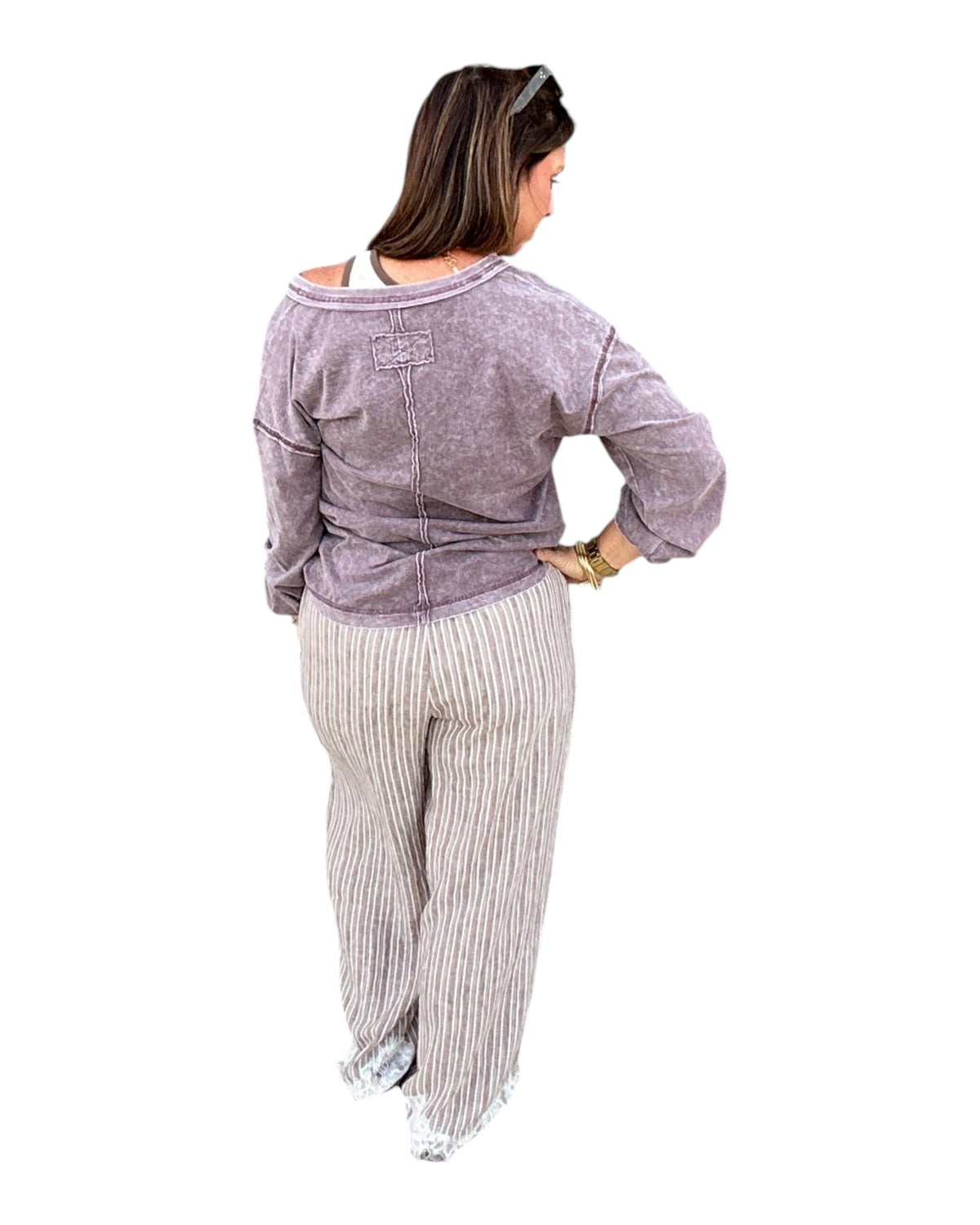 Lace & Leisure Pants - Mocha