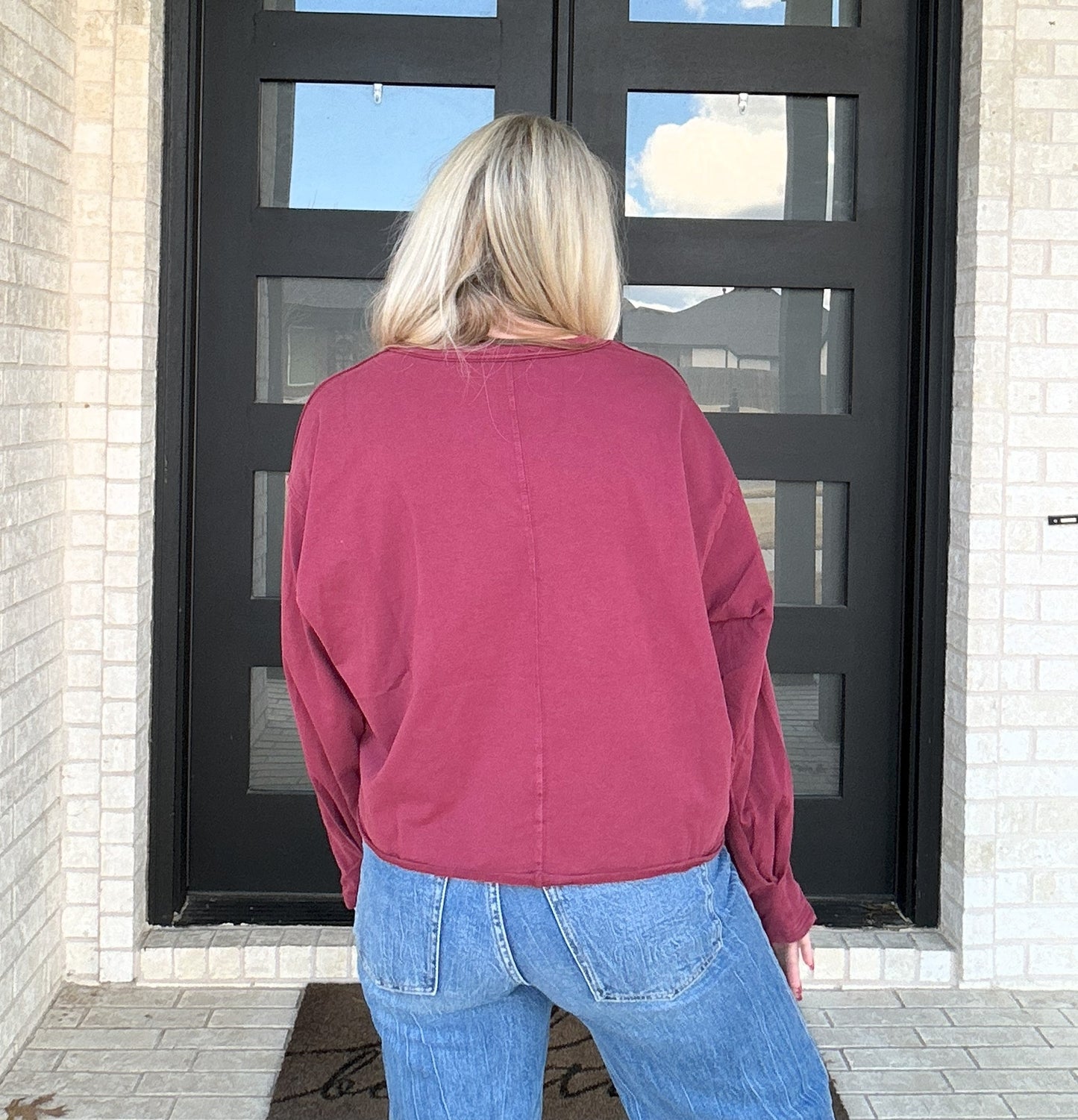 Off Hours Long Sleeve - Wine