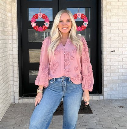 Mauve muse top