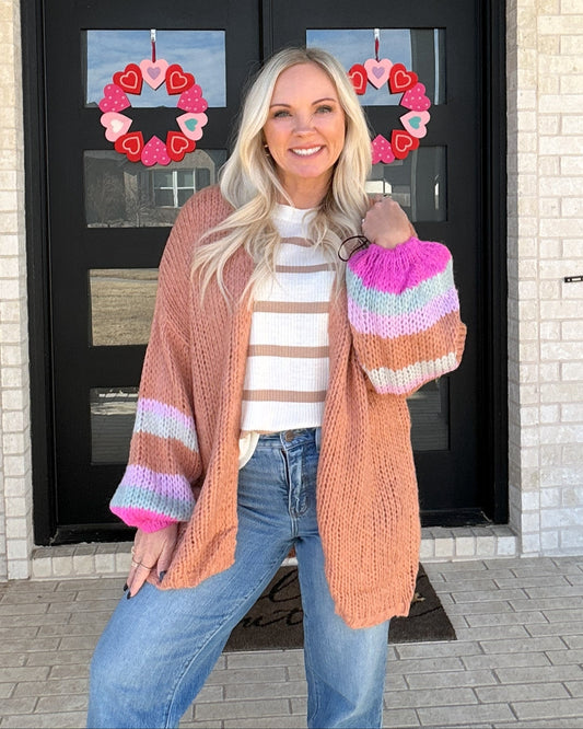 Neapolitan Stripe Cardigan