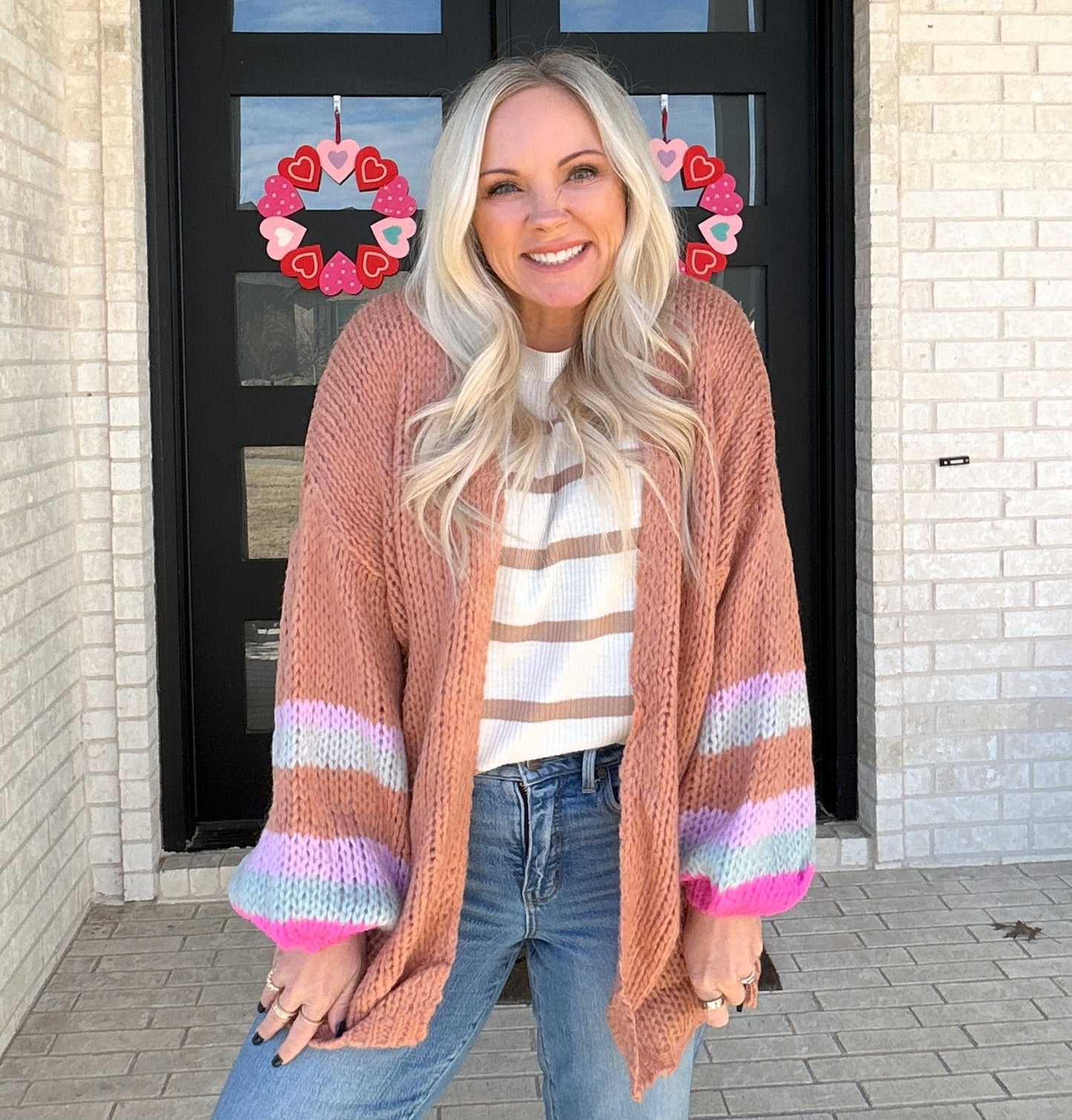 Neapolitan Stripe Cardigan