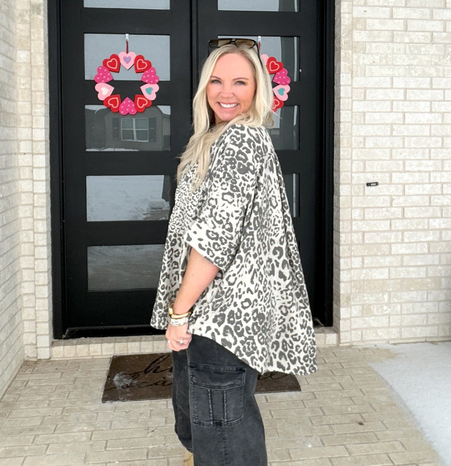 Refined Leopard Button Down