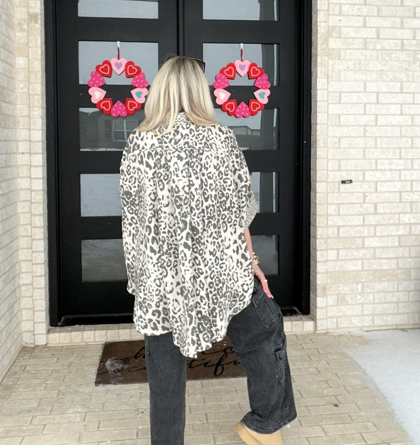 Refined Leopard Button Down