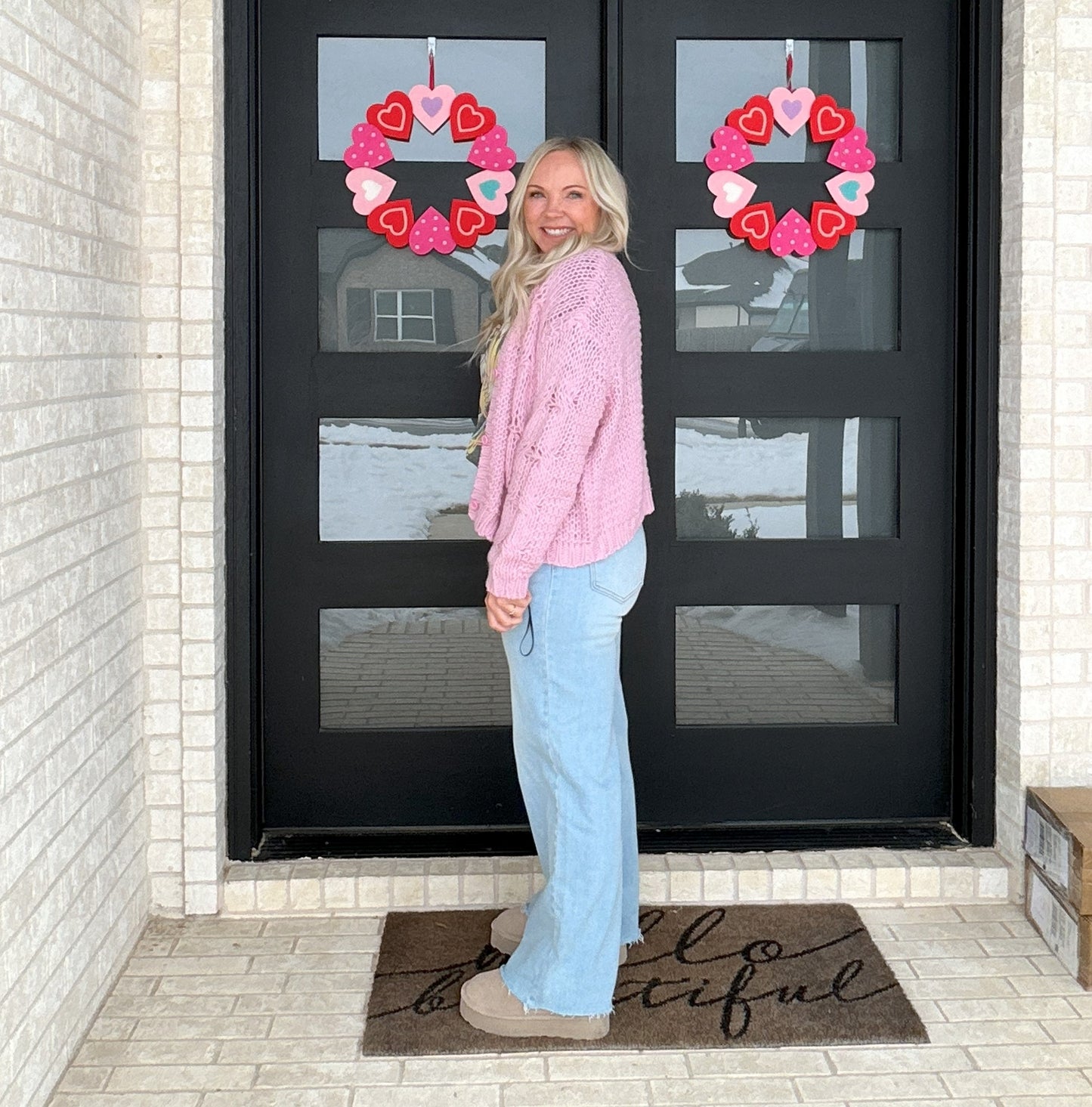 Clean Cut Wide Leg Denim