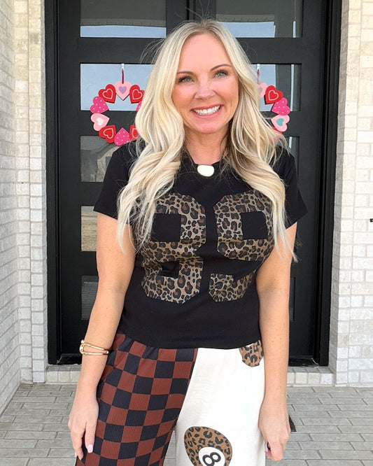 Wildcard ’89 Leopard Graphic Tee