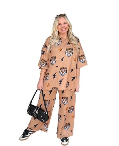 Wildcard Tiger Knit Set
