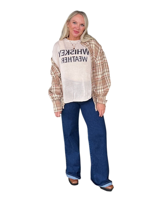 Audrey High Rise Wide Leg Jeans