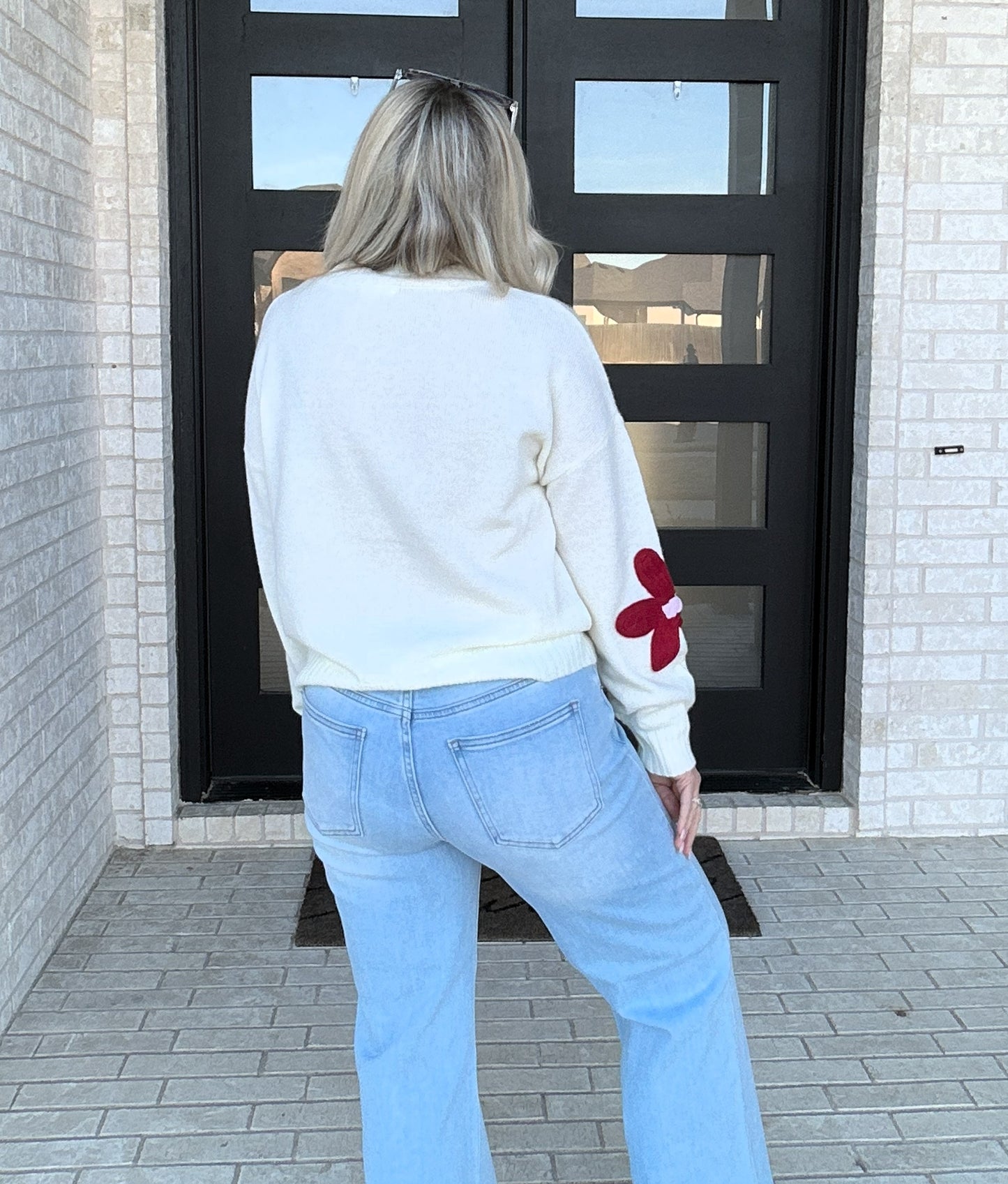 Flower Power Knit Sweater