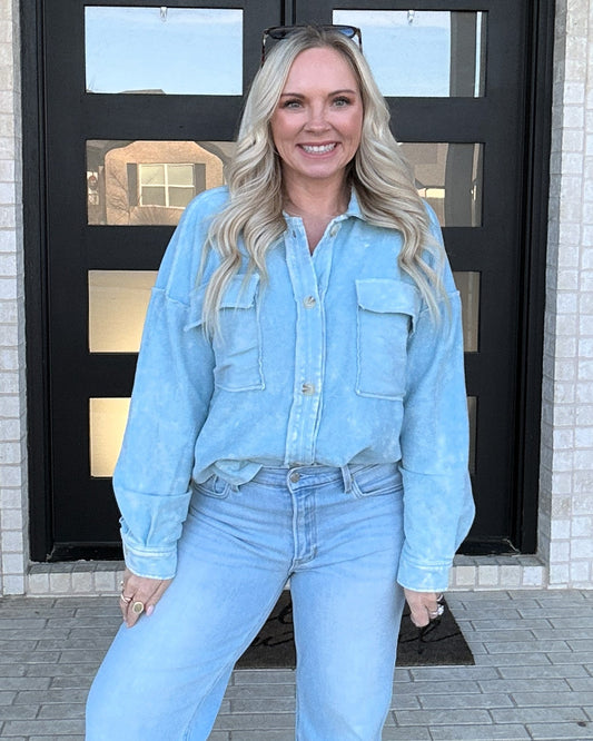 Washed Cotton Utility Jacket