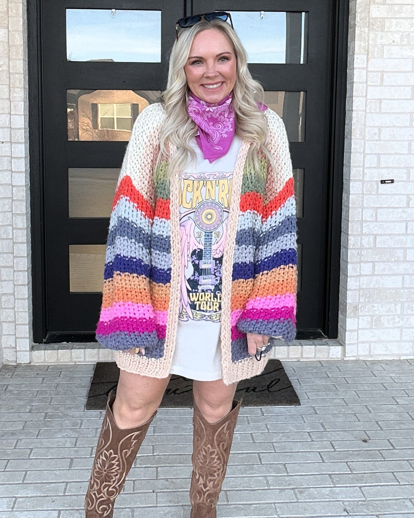 Wild Orchid Paisley Scarf