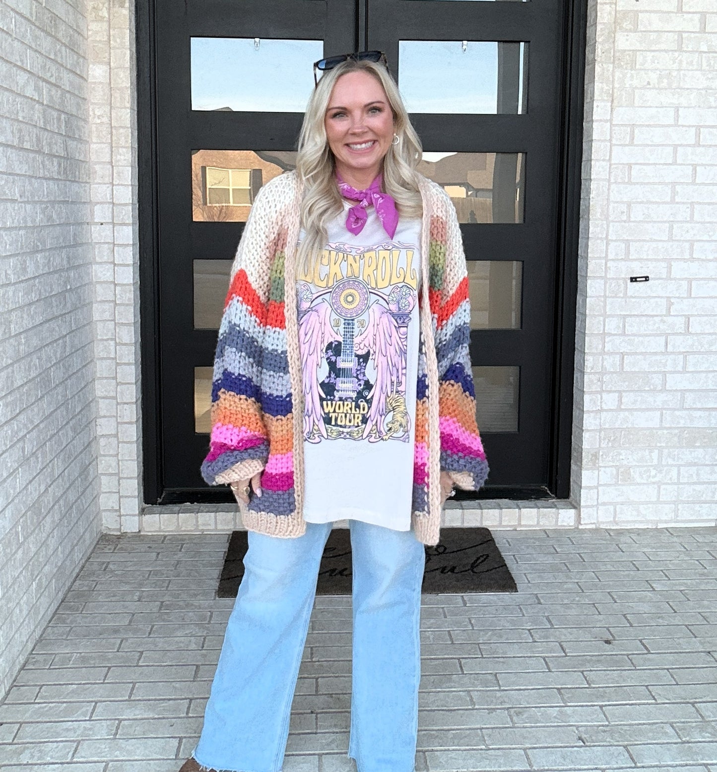 Rock ’N Roll World Tour Graphic Tunic Tee