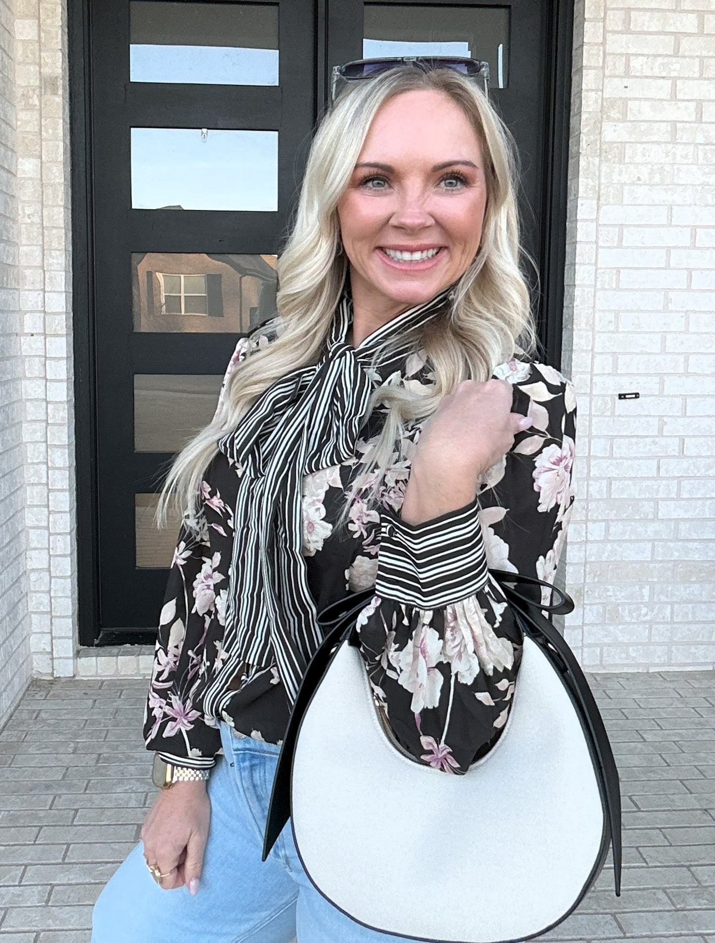 Floral Woven Top