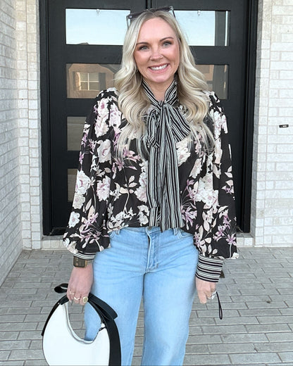 Floral Woven Top