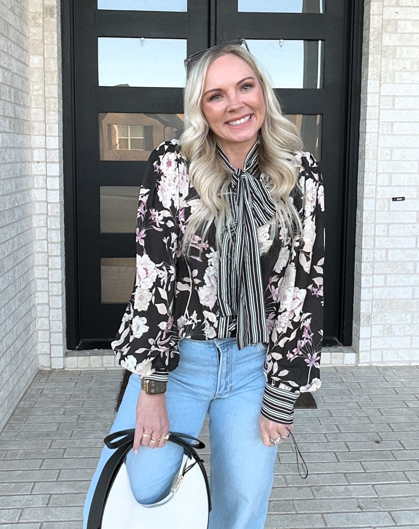 Floral Woven Top