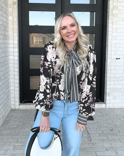 Floral Woven Top