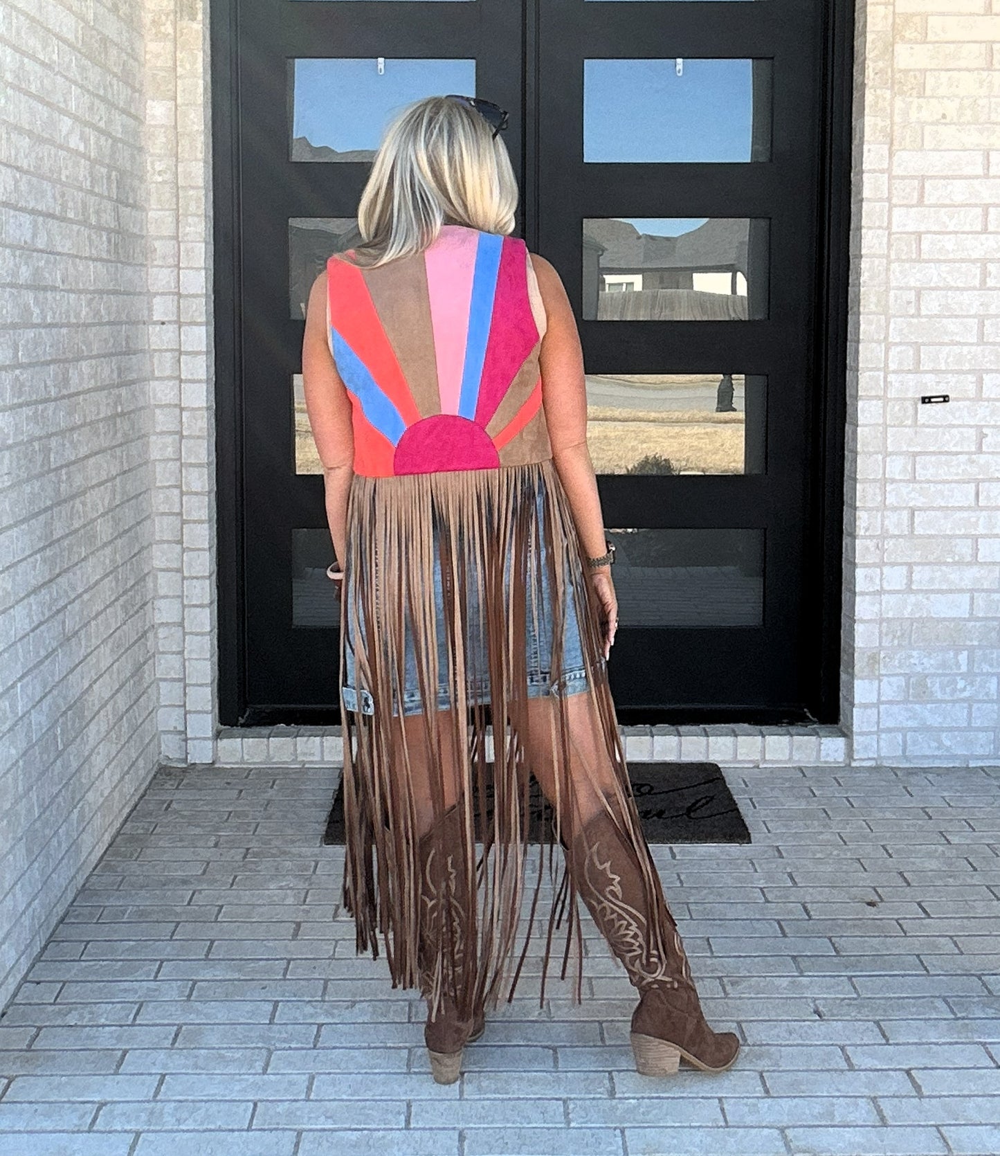 Sunset Mesa Fringe Vest