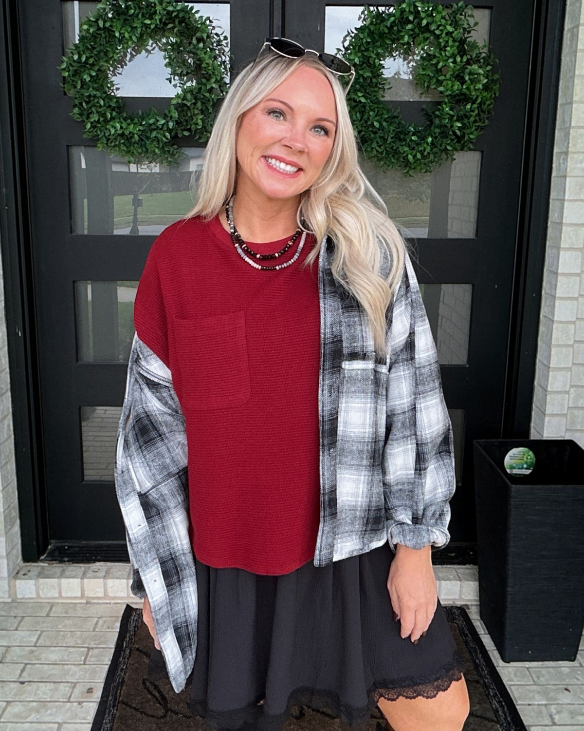Morgan Lightweight Sweater - Burgundy