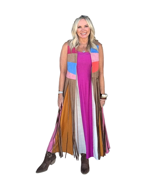 Sunset Mesa Fringe Vest