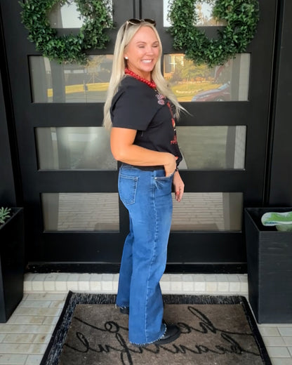 Make the Cut High Rise Straight Leg Jeans