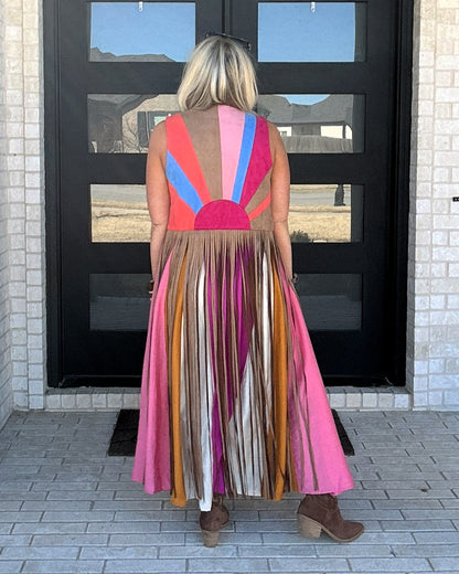 Sunset Mesa Fringe Vest
