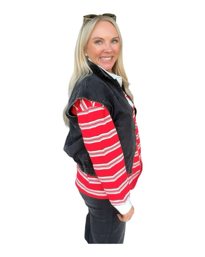 Layering Era Denim Vest