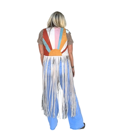 Desert Horizon Fringe Vest